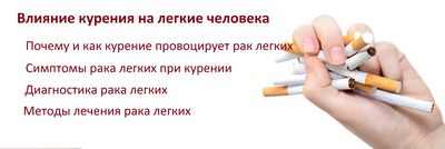 Курение препятствует лечению эмболизации легких